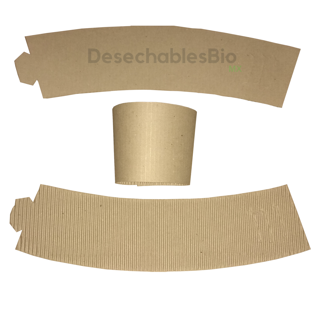 Desechables Bio México | Cintillo protector vaso térmico 8 a 20 oz. 4